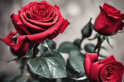 Special occasion package with roses